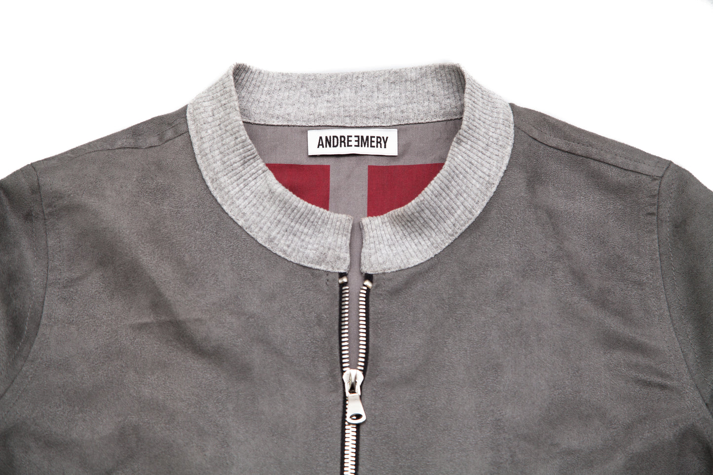 AE Suede Panel Bomber