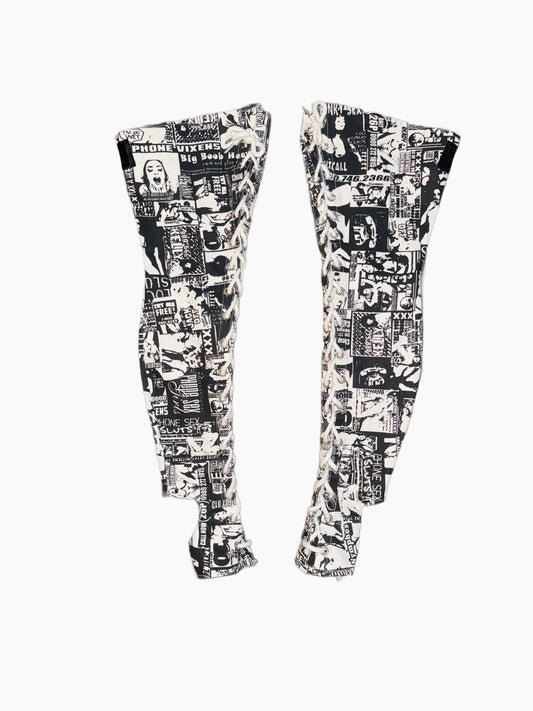 Hotline Lace-Up Thigh High Heel Spats