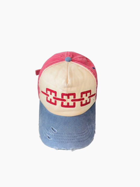 Distressed Link Trucker Hat