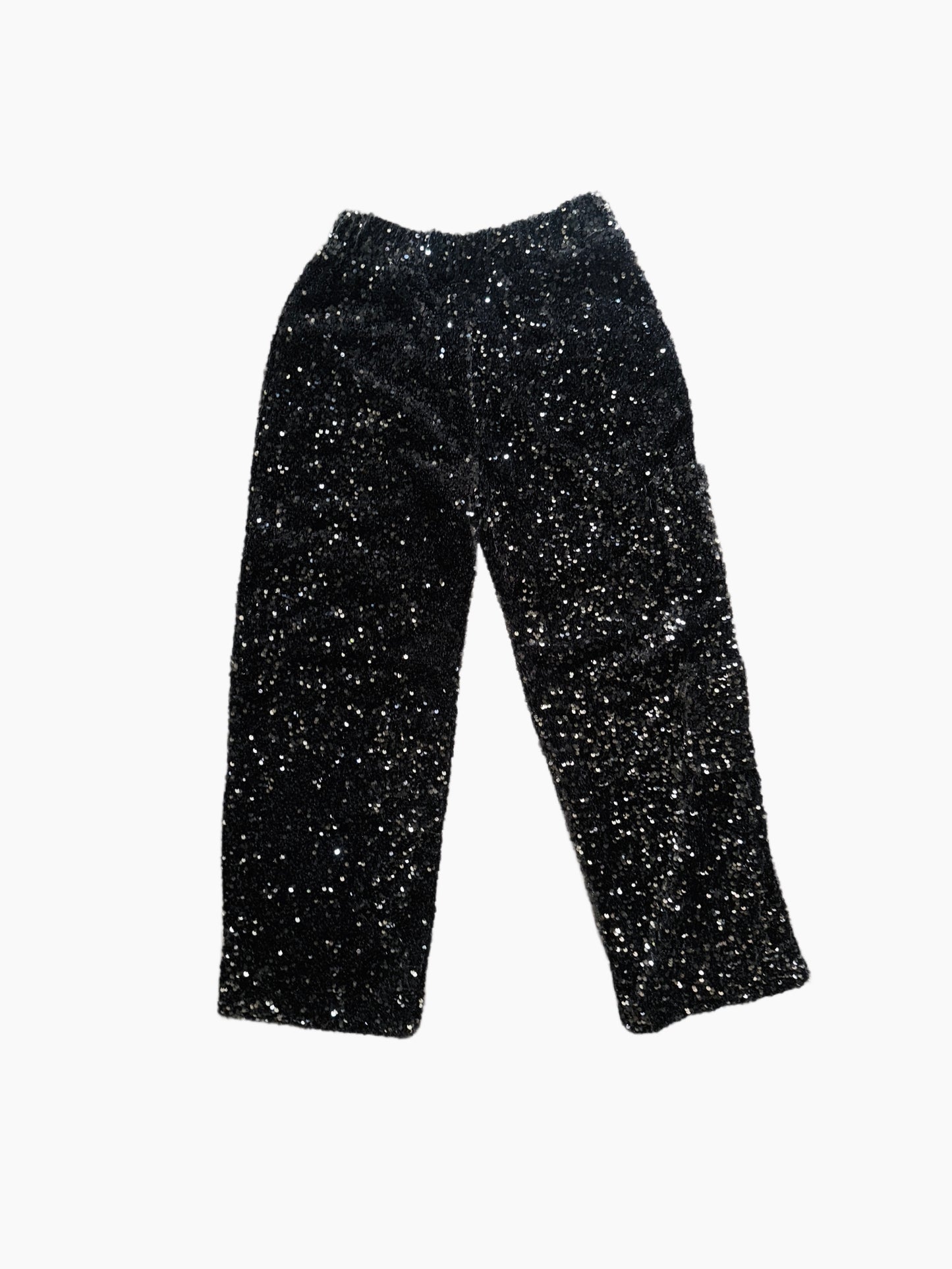 Black Sequin Trousers