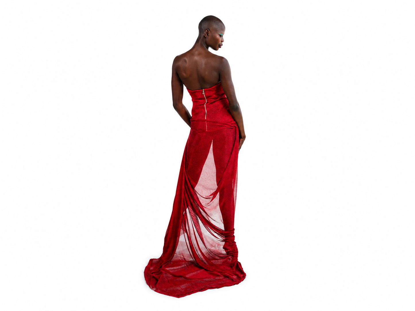 Cherry Bustier Maxi Dress