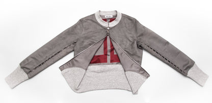 AE Suede Panel Bomber