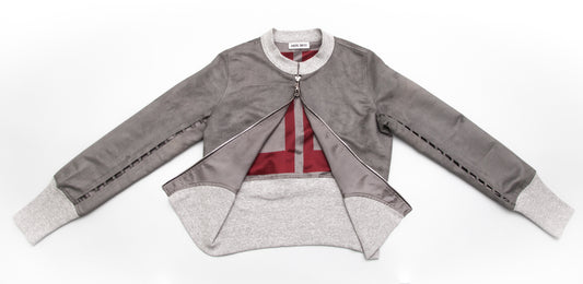 AE Suede Panel Bomber