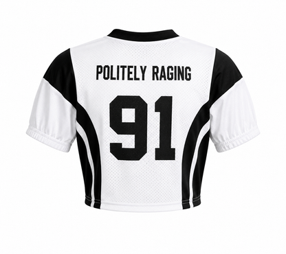 Politely Raging Football Jersey