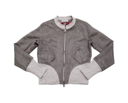 AE Suede Panel Bomber