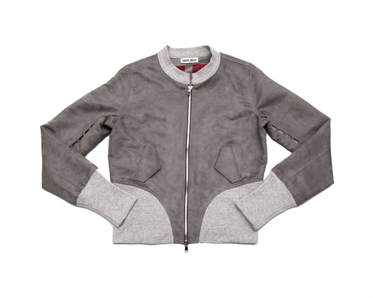 AE Suede Panel Bomber