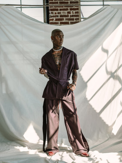 Maroon Parachute Trouser