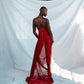 Cherry Bustier Maxi Dress