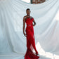 Cherry Bustier Maxi Dress