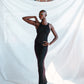 Black Embellished Ruby Maxi Dress