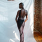 Black Embellished Ruby Maxi Dress