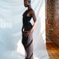 Black Embellished Ruby Maxi Dress