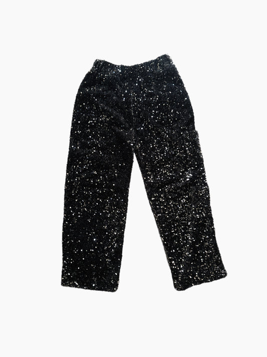 Black Sequin Trousers
