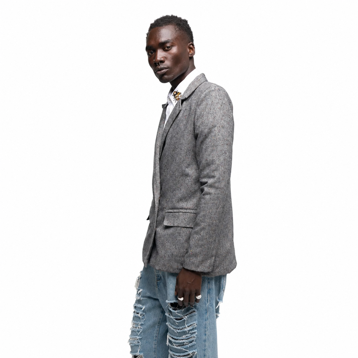 Candy Grey Blazer