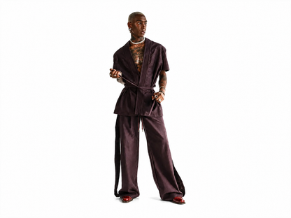 Maroon Parachute Trouser