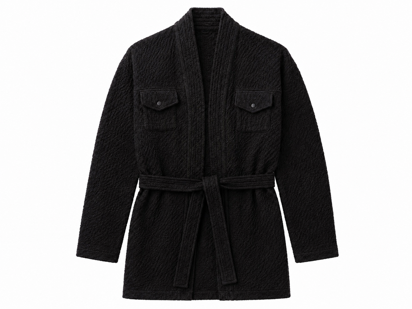 Black Short Kimono Jacket