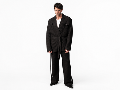 Black Short Kimono Jacket