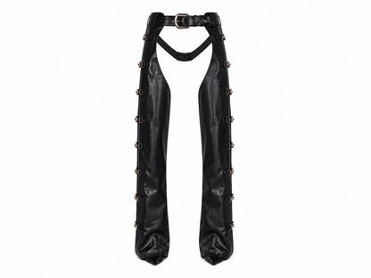 Black Leather Chaps