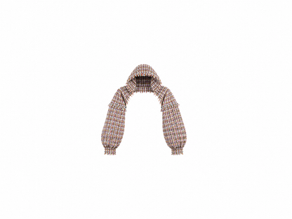 Bouclé Hooded Shrug