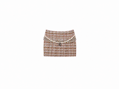 Bouclé Miniskirt