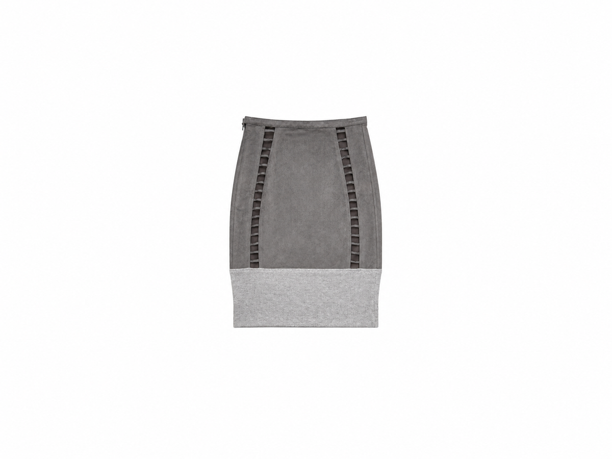 AE Smoke Panel Pencil Skirt