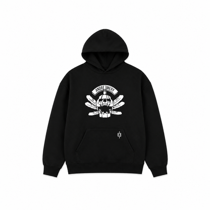 Black AE Skull Hoodie