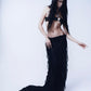 Andre Emery Ruffle Maxi Skirt