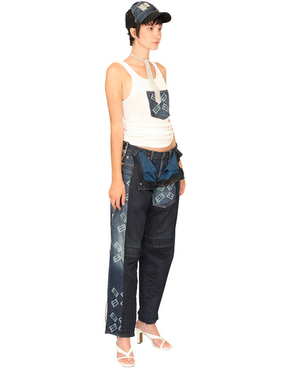 EE Layered Denim Pant