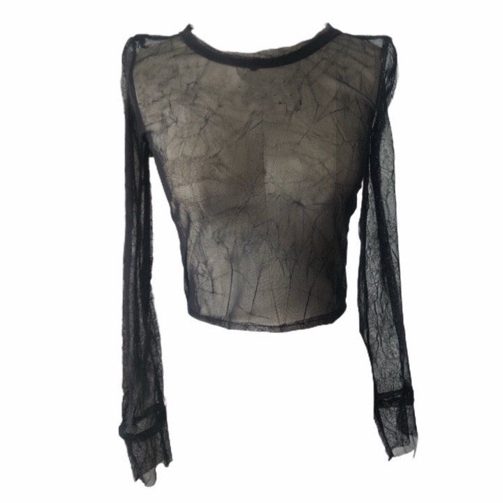 SPIDER WEB MESH TOP